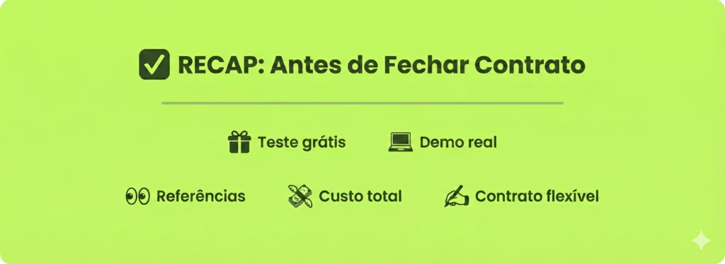 CRM para WhatsApp — checklist antes de fechar o contrato