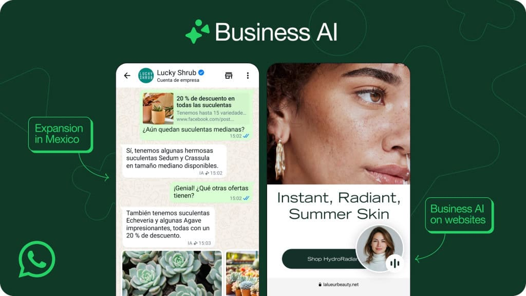 Melhor IA para WhatsApp - Caminho de ativação do WhatsApp Business AI no aplicativo: Configurações, Ferramentas Comerciais, IA do WhatsApp